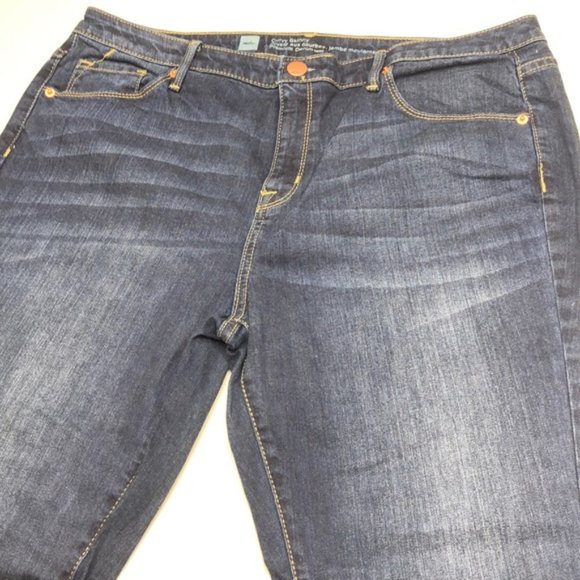 LIKE NEW WASSIMO CURVY HIGH-RISE SKINNY JEANS 14/32x31 ⭐ - Picture 5 of 10